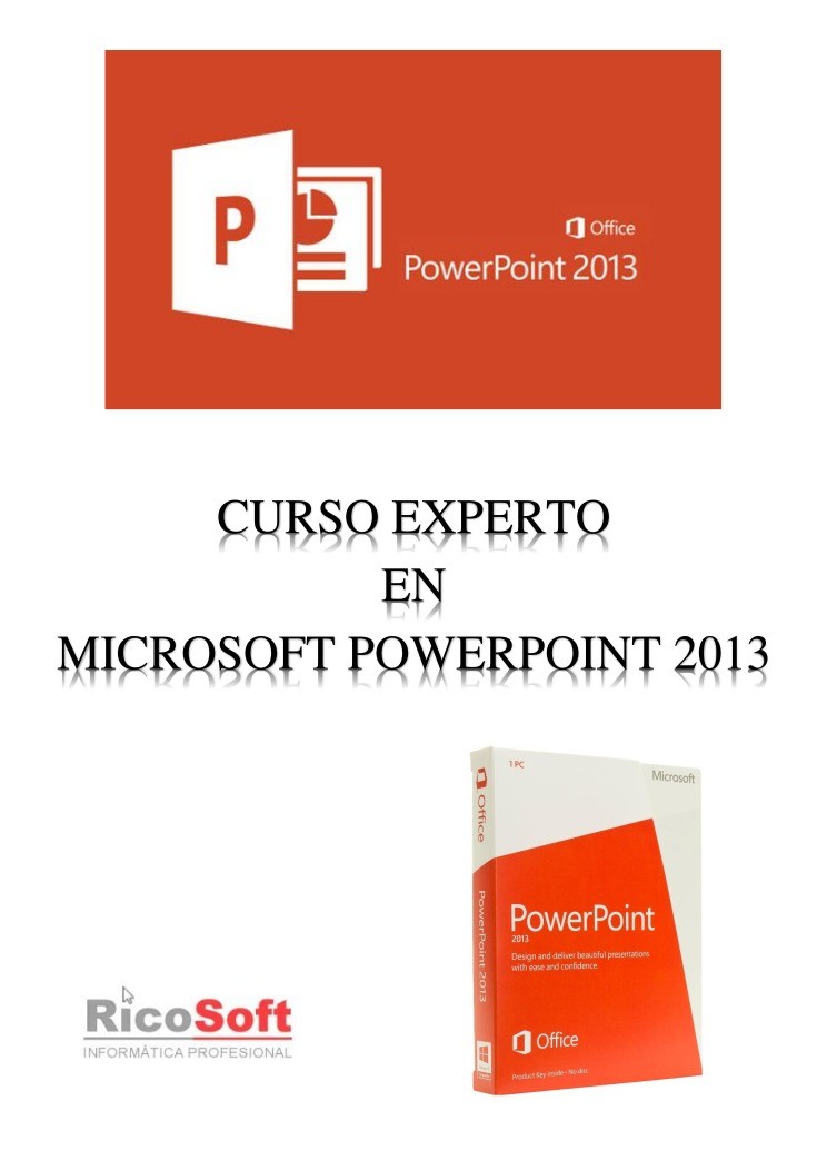 Imágen de pdf Curso experto en Microsoft PowerPoint 2013